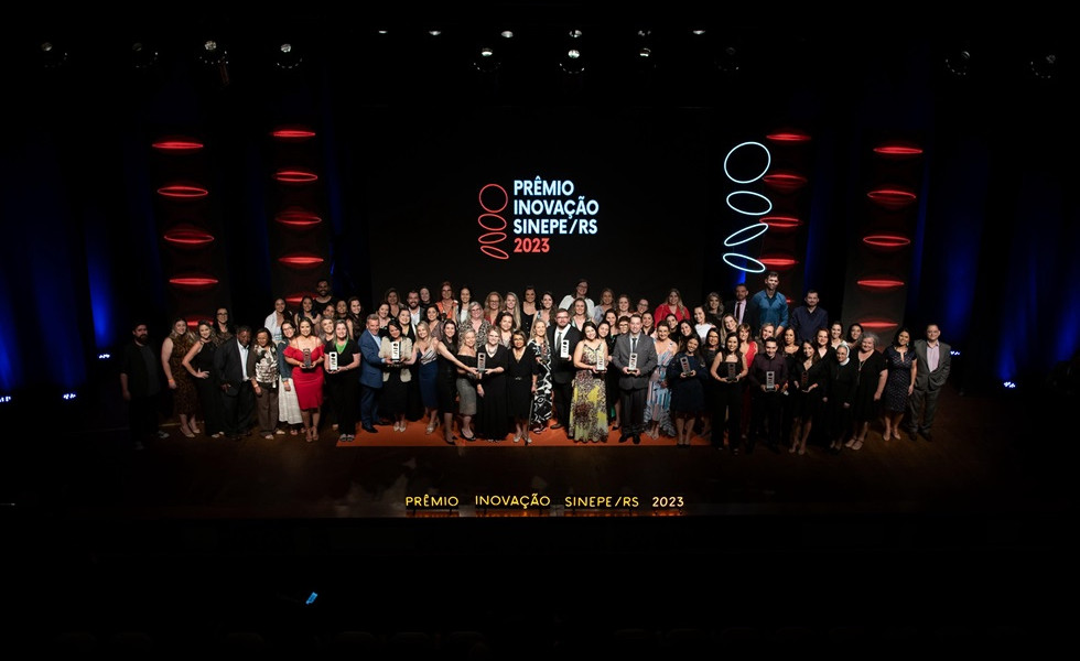 Prêmio Inovação SINEPE/RS 2023 revelou vencedores e comemorou 75 anos do Sindicato